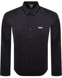 BOSS - Boss B Motion Regular Fit Stretch Shirt - Lyst