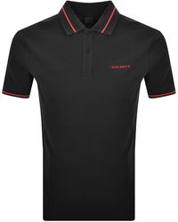 Hackett - Sport Tipped Polo T Shirt - Lyst