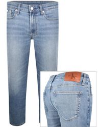 Calvin Klein - Slim Straight Jeans - Lyst