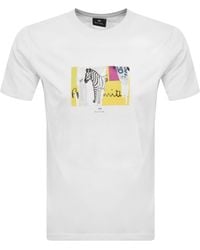 Paul Smith - Zebra Graphic T Shirt - Lyst