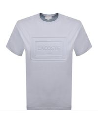 Lacoste - Embossed Logo T Shirt - Lyst