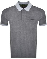 BOSS - Boss Dot Print Polo T Shirt Dark - Lyst