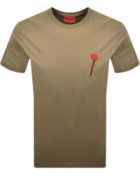 HUGO - Diflow T Shirt - Lyst