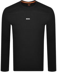 BOSS - Boss Tchark Long Sleeve T Shirt - Lyst