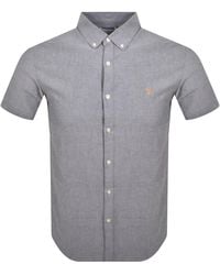 Farah - Farah Brewer Slim Short Sleeve Shirt - Lyst