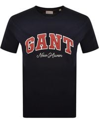 GANT - Original Graphic T Shirt - Lyst
