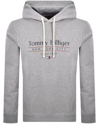 Tommy Hilfiger - Logo Center Stack Hoodie - Lyst