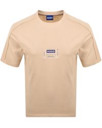 HUGO - Nromo T Shirt Pastel - Lyst