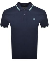 Fred Perry - Twin Tipped Polo T Shirt - Lyst