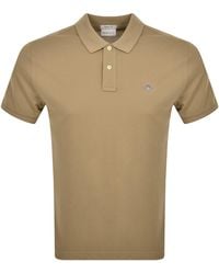 GANT - Regular Shield Pique Polo T Shirt - Lyst