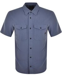 G-Star RAW - G-Star Raw Marine Slim Short Sleeved Shirt - Lyst