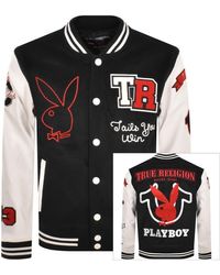 True Religion - X Playboy Varsity Jacket - Lyst