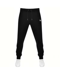Mens Clothing Activewear Paul Smith Cotton Zebra Sweat Short in Black for Men gym and workout clothes Sweatshorts 