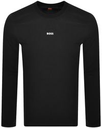BOSS - Boss Tchark Long Sleeve T Shirt - Lyst