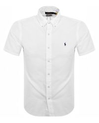 Ralph Lauren - Textured Short Sleeve Shirt - Lyst