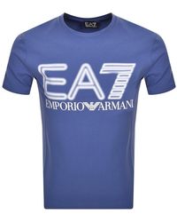 EA7 - Emporio Armani Logo T Shirt - Lyst