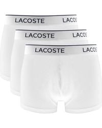 Lacoste - Underwear 3 Pack Trunks - Lyst