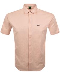 BOSS - Boss St Excurse Short Sleeve Shirt - Lyst