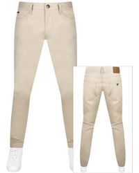 Armani - Emporio J06 Slim Fit Trousers - Lyst