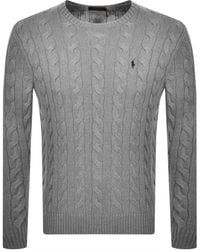 Ralph Lauren - Driver Crew Neck Knit Jumper - Lyst