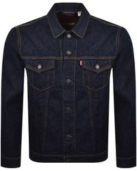 Levi's - Trucker Denim Jacket Dark Wash - Lyst
