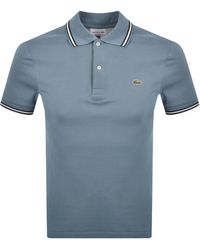 Lacoste - Tipped Polo T Shirt - Lyst