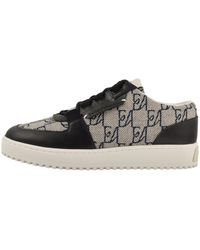 Armani - Emporio Leather Trainers - Lyst