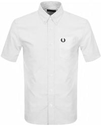 White Short Sleeve Oxford Shirts for Men - Up to 52% off | Lyst