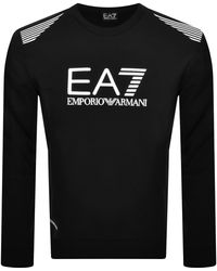 EA7 - Emporio Armani Logo Sweatshirt - Lyst