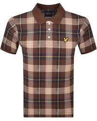 Lyle & Scott - Archive Tartan Polo Shirt - Lyst