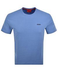 HUGO - Austin Waffle T Shirt - Lyst