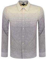 Ted Baker - Regular Ombre Long Sleeve Shirt - Lyst