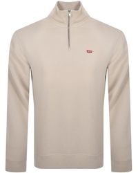 Levi's - Original Quarter Zip Sweatshirt - Lyst
