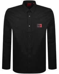 HUGO - Long Sleeved Emero Shirt - Lyst