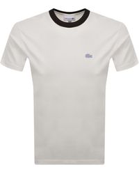 Lacoste - Colour Block T Shirt - Lyst