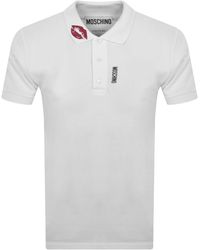 Moschino - Short Sleeved Polo T Shirt - Lyst