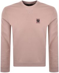 Belstaff - Logo Sweatshirt Dusk - Lyst