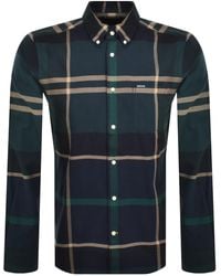 Barbour - Tailored Checked Button-Down Shirt - Lyst