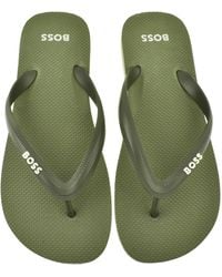 BOSS BUSINESS - Boss Tracy Flip Flops - Lyst