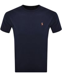 Ralph Lauren - Pima Crew Neck T Shirt - Lyst
