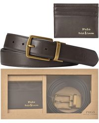 Ralph Lauren - Belt And Card Holder Gift Set - Lyst