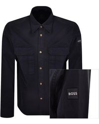 BOSS - Boss Lisel Overshirt - Lyst