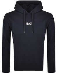 EA7 - Emporio Armani Logo Hoodie - Lyst