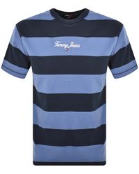 Tommy Hilfiger - Bold Stripe Logo T Shirt - Lyst