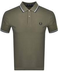 Fred Perry - Twin Tipped Polo T Shirt - Lyst
