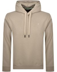 Replay - Fleece Hoodie Stone - Lyst