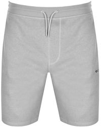 Columbia Logo Fleece Shorts - Gray