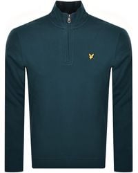 Lyle & Scott - Quarter Zip Sweatshirt - Lyst