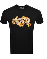 Versace Jeans Couture - Couture Wave Logo T Shirt - Lyst