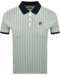 Fila - Fila Pinstripe Polo T Shirt - Lyst